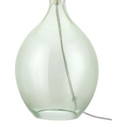 GoodHome Cushing Teardrop Shiny Green & Cream Table Lamp - thumbnail 5