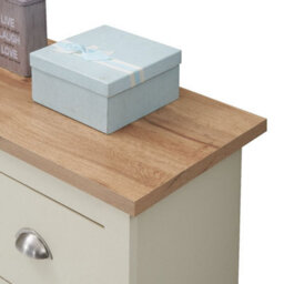 Timber Art Design Lisbon Cream Bedroom Chest Of Drawers 2+2 4 Drawer Storage Cabinet Furniture - thumbnail 7