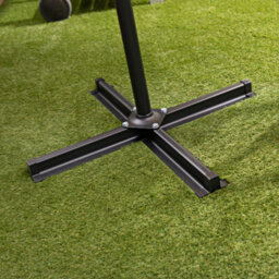 Alfresia Green 3 Metre Garden Cantilever Parasol With Crank Handle & Tilt - thumbnail 4