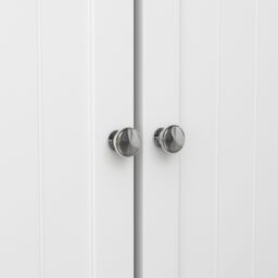 Hayle Matt White Freestanding Double Bathroom Sink Cabinet (H) 600mm (W) 600mm (D) 30Cm - thumbnail 3