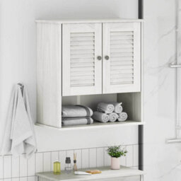 Walplus Wall-Mounted Bathroom Cabinet Vigo White 67.5 X 34 X 71.5 Cm