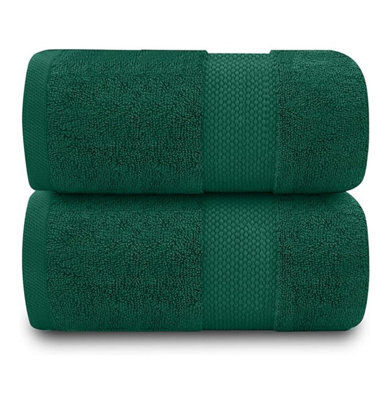 Gc Gaveno Cavailia 2Pk Miami Bath Towel 70X125 Green 700 Gsm Quick Drying & Super Absorbent Bath Towel Set - image 1