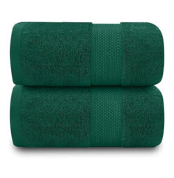 Gc Gaveno Cavailia 2Pk Miami Bath Towel 70X125 Green 700 Gsm Quick Drying & Super Absorbent Bath Towel Set