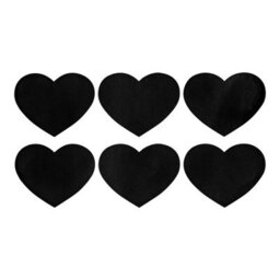 Nicola Spring Heart Glass Storage Jar Labels - 5 X 4Cm - Black - Pack Of 6 - thumbnail 4