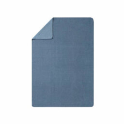 Xample Casual Living Soft Chenille Throw Blanket, Dark Blue, 127 X 178 Cm, Ultra-Soft Ribbed Chenille, Sherpa Reverse, Cozy Sofa Blanket - thumbnail 3