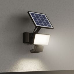 GoodHome Black Solar-Powered Cool White Integrated Led Floodlight 800Lm - thumbnail 7