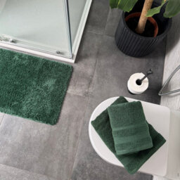 Allure Bath Fashions Luxury Zero Twist Egyptian Cotton Bath Towels Pack Of 2 - Dark Green - thumbnail 3