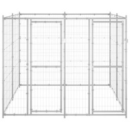 Walplus Outdoor Dog Kennel Galvanised Steel 4.84 M² - thumbnail 2