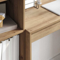 Walplus Desk With Storage With Drawer 2 Pcs Artisan Oak 80 X 40 X 76 Cm - thumbnail 4