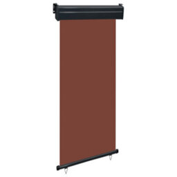 Berkfield Balcony Side Awning 80X250 Cm Brown