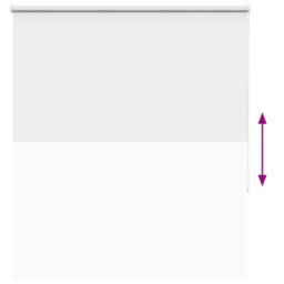 Berkfield Roller Blind Blackout White 135X130 Cm Fabric Width 131.6 Cm Polyester - thumbnail 9