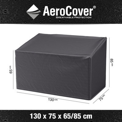 Pacific Lifestyle Platinum Aerocover Garden Bench Protective Rip-Stop Polyester Waterproof Cover W130Xd75Xh85Cm - image 1