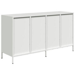 Vidaxl Sideboard White 135X39X73.5 Cm Cold-Rolled Steel - thumbnail 7