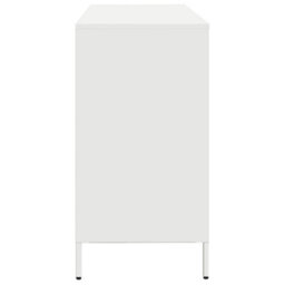 Vidaxl Sideboard White 135X39X73.5 Cm Cold-Rolled Steel - thumbnail 6