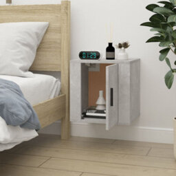 Walplus Wall Mounted Tv Cabinet Concrete Grey 40X34,5X40 Cm - thumbnail 4