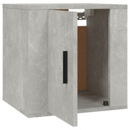 Walplus Wall Mounted Tv Cabinet Concrete Grey 40X34,5X40 Cm - thumbnail 7