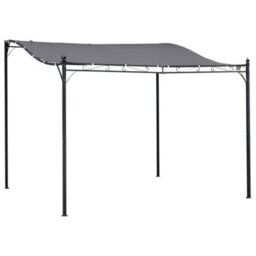 Outsunny 3M X 3M Gazebo Garden Pergola Canopy Sun Shade Shelter Soft Top - thumbnail 2