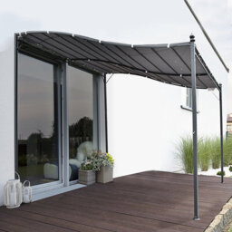 Outsunny 3M X 3M Gazebo Garden Pergola Canopy Sun Shade Shelter Soft Top - thumbnail 1