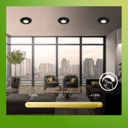 Briloner Recessed Led Spotlights Set 3X 4.9W Bathroom Lights Dimmable Lamp Ip44 Cct Black - thumbnail 9