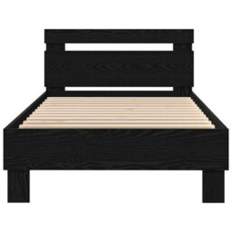 Walplus Bed Frame Black Oak 75 X 190 Cm Engineered Wood - thumbnail 5