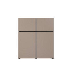Arte Kross 76 Highboard Cabinet In Congo - W1190mm H1390mm D400mm, Sleek And Functional - thumbnail 4
