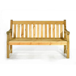 Leisurebench Darwin 3 Seat Garden Bench 150Cm Length  - Green Pine - thumbnail 2