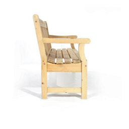 Leisurebench Darwin 3 Seat Garden Bench 150Cm Length  - Green Pine - thumbnail 6