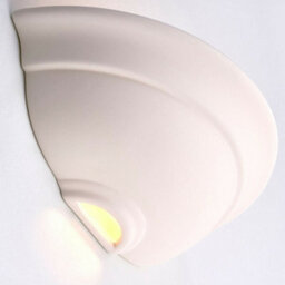2 Pack Dimmable Led Wall Light Unglazed Ceramic Lounge Lamp Up Lighting Fitting - thumbnail 4