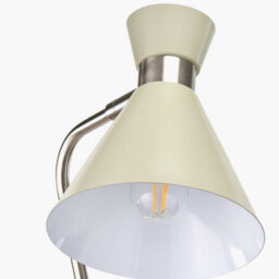 Pacific Lifestyle Sage Green Brushed Silver Metal Floor Lamp - thumbnail 4