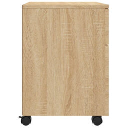 Walplus Mobile File Cabinet With Wheels Sonoma Oak 45X38X54 Cm Engineered Wood - thumbnail 5