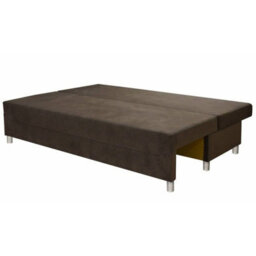Sofa Bed With Pouffe Dover Set Storage Container Light Grey - thumbnail 3