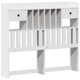 Berkfield Bed Frame Without Mattress White 135X190 Cm Double Solid Wood Pine - thumbnail 8