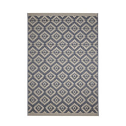 Melrose Eden Genesis Navy Indoor Outdoor X-Large Area Rug 3mm Pile Height - 200/290Cm - thumbnail 5