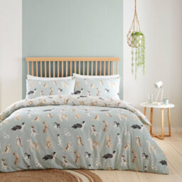 Fusion Cute Dogs Easycare Duvet Cover Set - thumbnail 1
