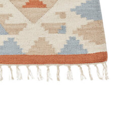 Beliani Rug Dilijan Multicolour 160 X 230 Cm Cotton Kilim - thumbnail 7