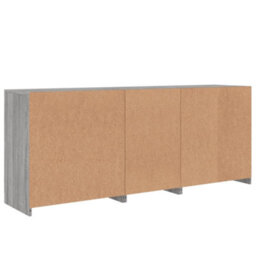 Berkfield Sideboard With Led Lights Grey Sonoma 162X37X67 Cm - thumbnail 9