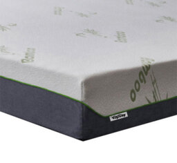 Groundlevel Ezysleep 18Cm Bamboo Foam Mattress, Firm Comfort, Silent, Cleanable Cover, No Springs, Single 3Ft, 90 X 190Cm - thumbnail 1