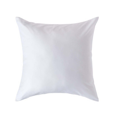Homescapes White Organic Cotton Continental Pillowcase 400 Tc, 60 X 60 Cm - image 1