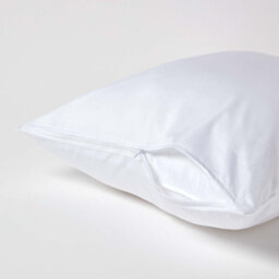 Homescapes White Organic Cotton Continental Pillowcase 400 Tc, 60 X 60 Cm - thumbnail 3