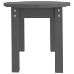 Berkfield Coffee Table Grey 80X40X35 Cm Solid Wood Pine - thumbnail 7