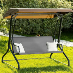 Grey Cover For Swing, 115X50X50 Cm, 1 Piece, Waterproof And Stain-Resistant Oxford Fabric. - thumbnail 4