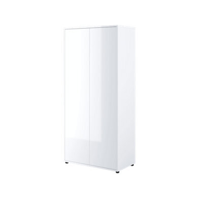 Arte Bed Concept White Gloss Wardrobe 101Cm - image 1