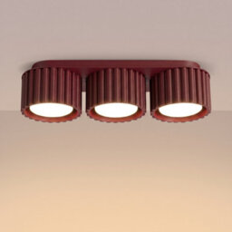 Luminosa Lighting Luminosa Aura Surface Mounted Downlight Burgundy 3X Gx53 - thumbnail 3