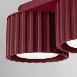 Luminosa Lighting Luminosa Aura Surface Mounted Downlight Burgundy 3X Gx53 - thumbnail 5