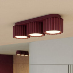 Luminosa Lighting Luminosa Aura Surface Mounted Downlight Burgundy 3X Gx53 - thumbnail 9