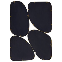 Beliani Wall Mirror Diancey 70 Cm 100 Cm Metal Gold - thumbnail 5