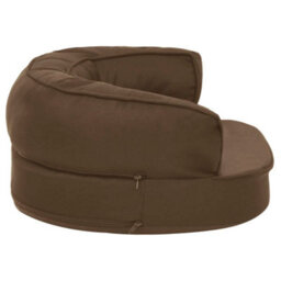 Walplus Ergonomic Dog Bed Mattress 60X42 Cm Linen Look Brown - thumbnail 4
