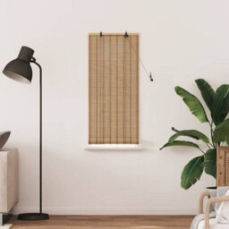 Berkfield Window Blinds & Shades Manual Light Brown 60 X 160 Cm Bamboo - thumbnail 3