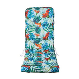 Alfresia Replacement Blue Tropical Classic Relaxer Garden Cushion - thumbnail 2