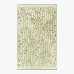 Allure Bath Fashions Pop Up Zero Twist Barcode Stripe Pair Of Hand Towels - Sage Green - thumbnail 6